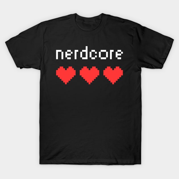 Nerdcore - Nerdy & Geeky Hip Hop Music T-Shirt by Wizardmode